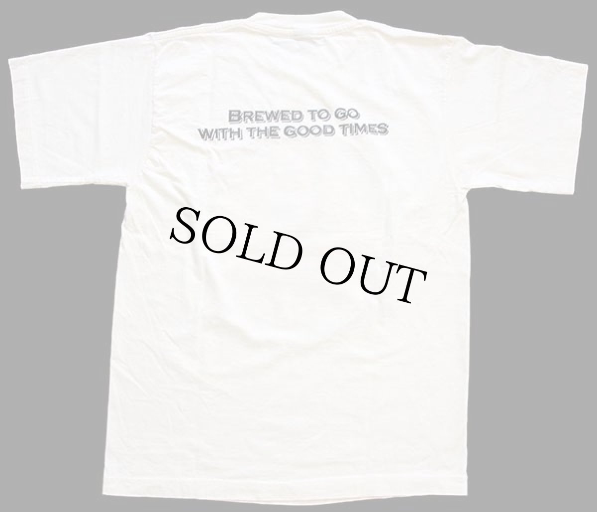 画像3: ケニア製 TUSKER EXPORT ゾウ 両面プリント コットンTシャツ 生成り M (3)