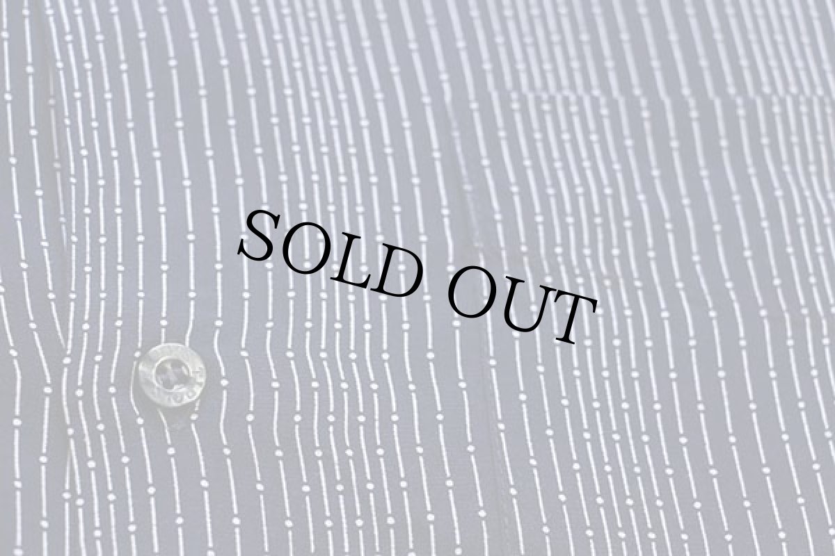 画像5: 90s イタリア製 TIPO'S 総柄 半袖 レーヨンシャツ 紺×白 L (5)