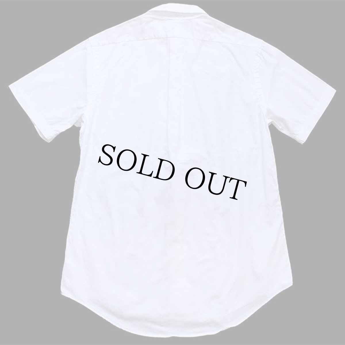 画像2: ポロ ラルフローレン ワンポイント ボタンダウン 半袖 コットンシャツ 白 15.5 (2)