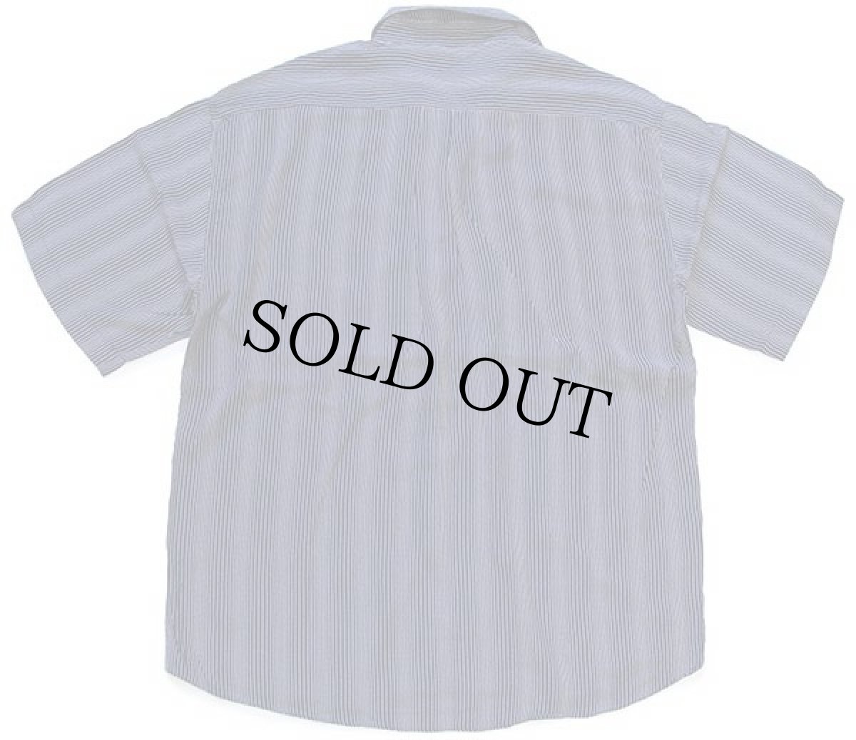 画像2: 90s イタリア製 TIPO'S 総柄 半袖 レーヨンシャツ 紺×白 L (2)