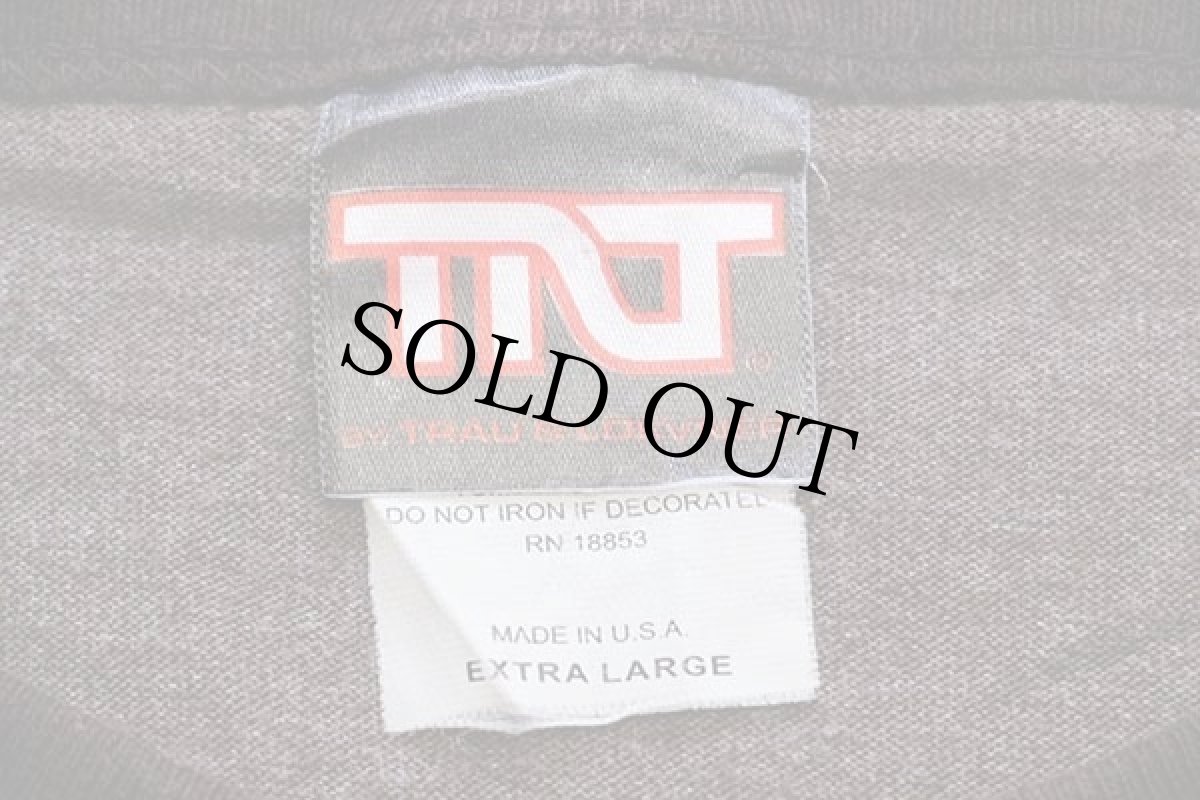 画像4: 90s USA製 FORDフォード Mustang 65 リンガーTシャツ 杢ブラウン×焦げ茶 XL (4)