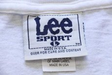 画像4: 90s USA製 Leeリー NCAA FINAL FOUR 1996 MEADOWLANDS 自由の女神 コットンTシャツ 白 L (4)