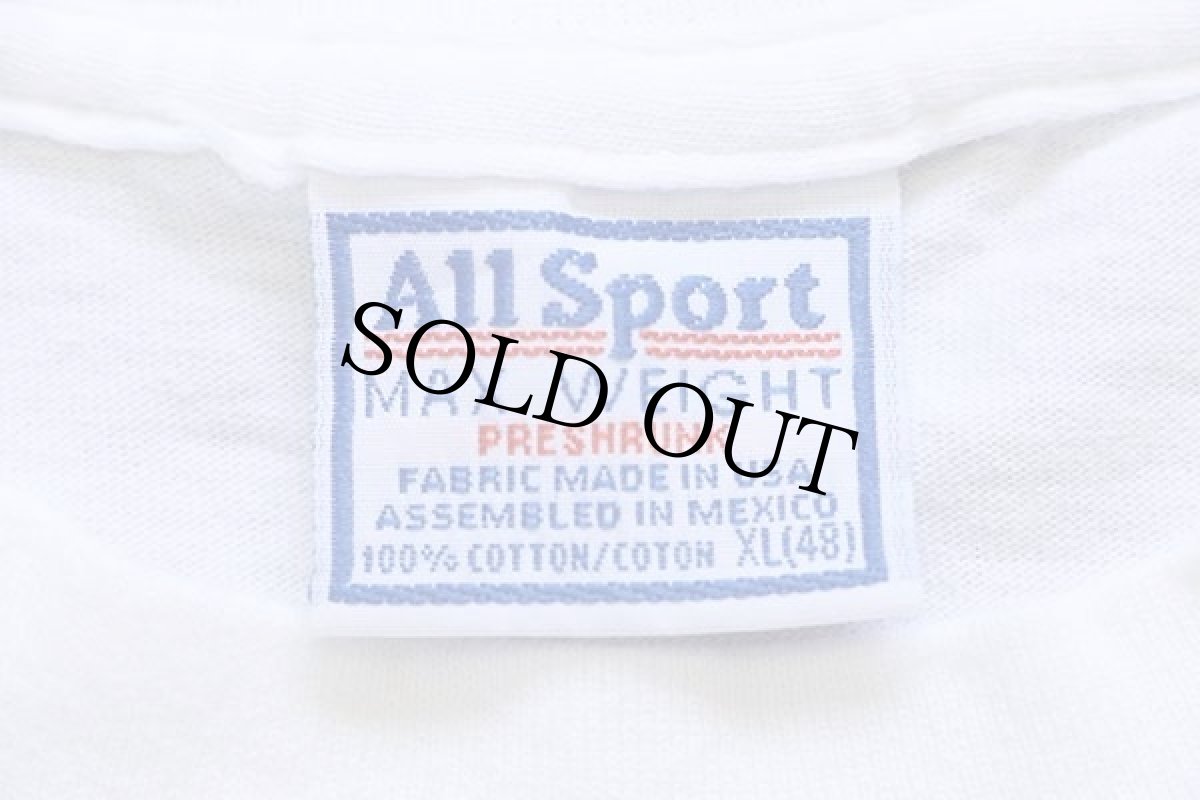 画像4: 90s RAIDERS BASEBALL 海賊 コットンTシャツ 白 XL (4)