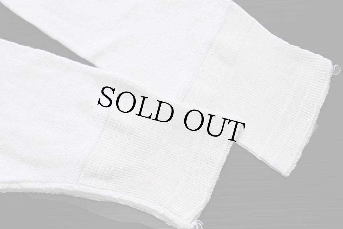 画像6: 70s USA製 Healthknit Maggie's Pharm ヘンリーネック コットン アンダーシャツ 生成り M (6)