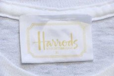 画像4: 90s Harrods LONDON コットンTシャツ 白 XL (4)