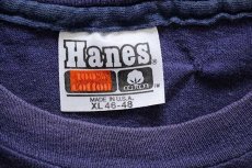 画像4: 80s USA製 Hanes Cape Cod カモメ コットンTシャツ ナス紺 フェード XL (4)