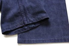 画像10: 90s USA製 Levi'sリーバイス 501 カラーデニムパンツ 後染め ナス紺 w38 (10)