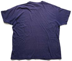 画像3: 80s USA製 Hanes Cape Cod カモメ コットンTシャツ ナス紺 フェード XL (3)