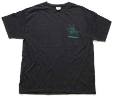 画像2: 00s Hanes AGRICULTURE ASS KICKIN HOME GROWN ガンジャ コットンTシャツ 黒 XL (2)