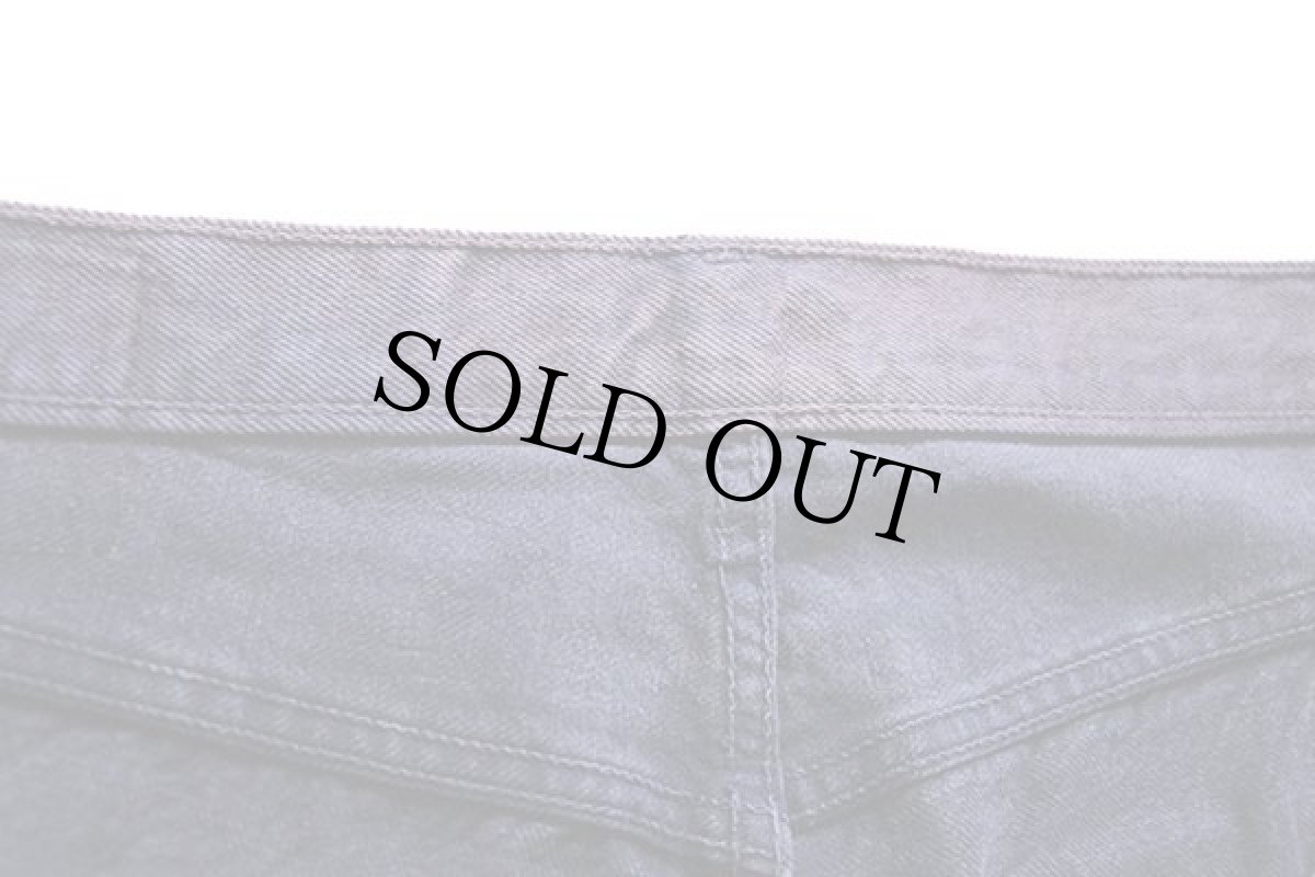 画像8: 90s USA製 Levi'sリーバイス 501 カラーデニムパンツ 後染め ナス紺 w38 (8)