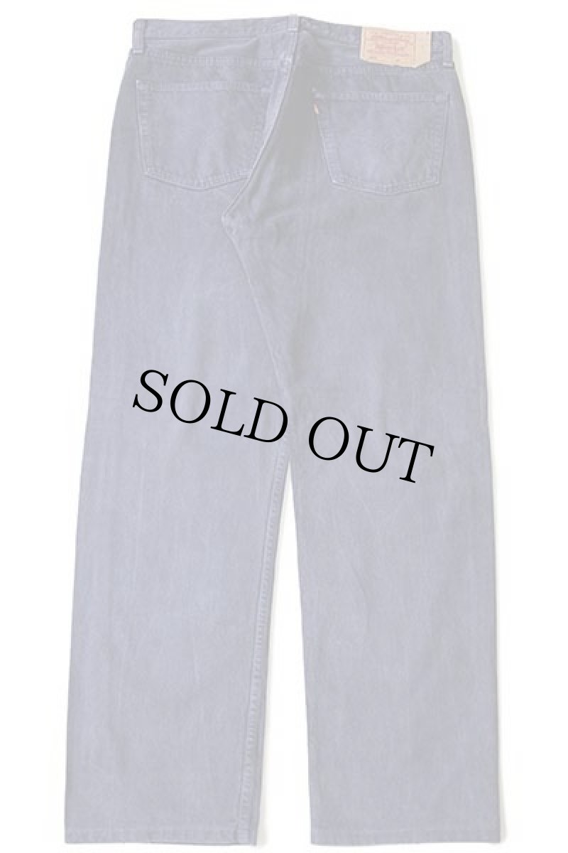 画像3: 90s USA製 Levi'sリーバイス 501 カラーデニムパンツ 後染め ナス紺 w38 (3)