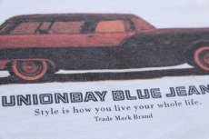 画像4: 90s UNIONBAY BLUE JEANS ワゴン コットンTシャツ 白 (4)