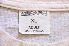 画像5: 90s USA製 DORAL Across America 熱気球 両面プリント アート コットン ポケットTシャツ 生成り XL (5)