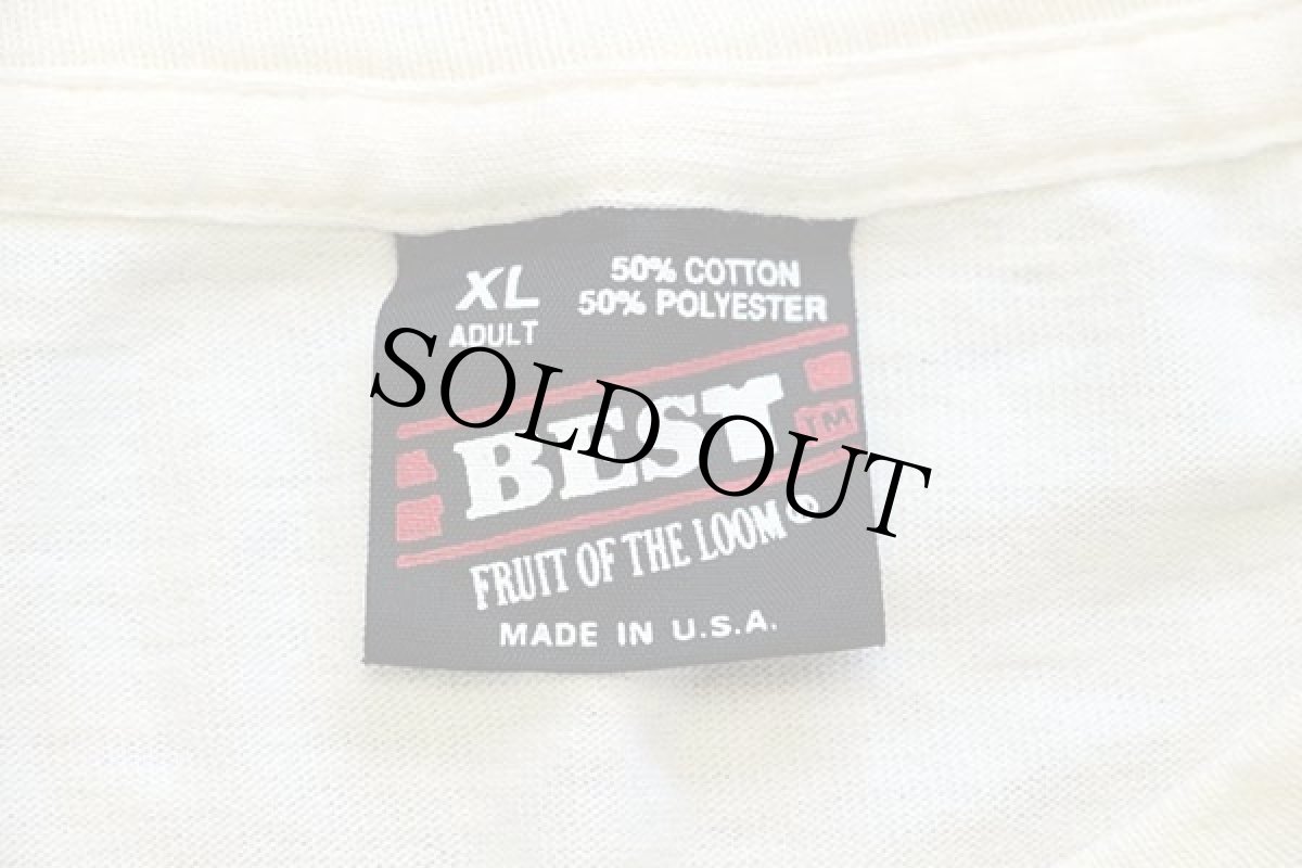 画像4: 90s USA製 I LOVE WISCONSIN! AMERICA'S DAIRYLAND ウシ ブタ トリ Tシャツ クリーム XL (4)