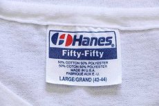 画像4: 90s USA製 Hanes QCWA QUARTER CENTURY WIRELESS ASSOCIATION,INC. イラスト Tシャツ 白 L (4)