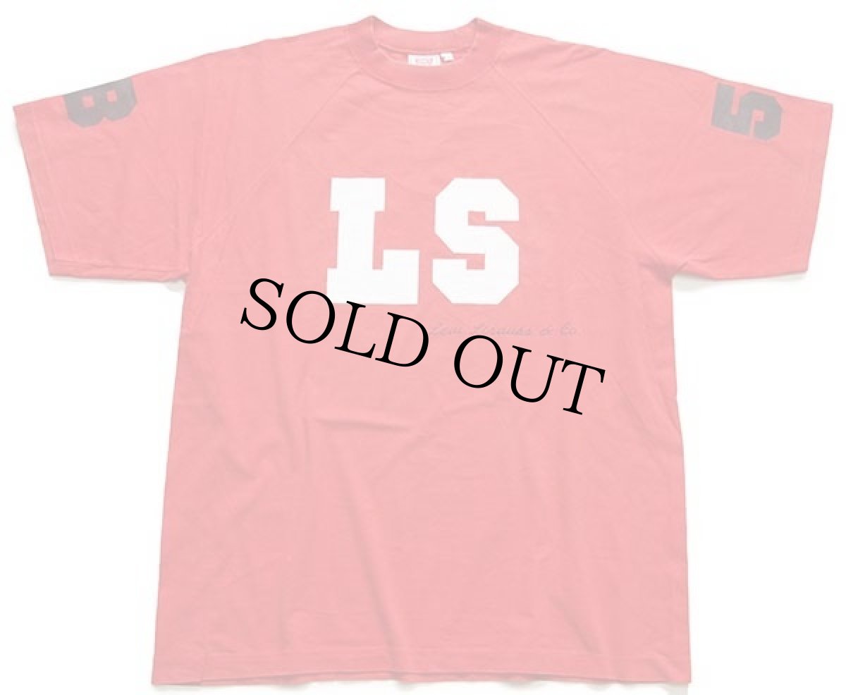 画像2: 90s イタリア製 Levi'sリーバイス LS 1850 コットン ラグランTシャツ 赤 L★ユーロ (2)
