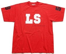 画像2: 90s イタリア製 Levi'sリーバイス LS 1850 コットン ラグランTシャツ 赤 L★ユーロ (2)
