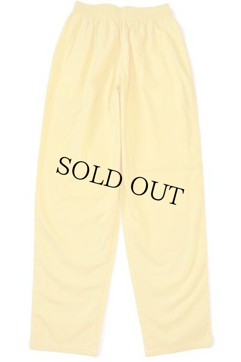 画像2: デッドストック★90s イタリア製 benettonベネトン 無地 コットン イージーパンツ 黄 42 (2)