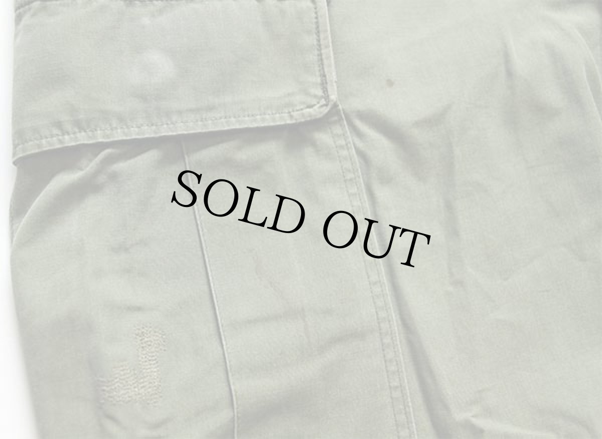 画像8: 60s 米軍 U.S.ARMY ジャングルファティーグパンツ 3rd ノンリップ カスタム オリーブグリーン R-M (8)