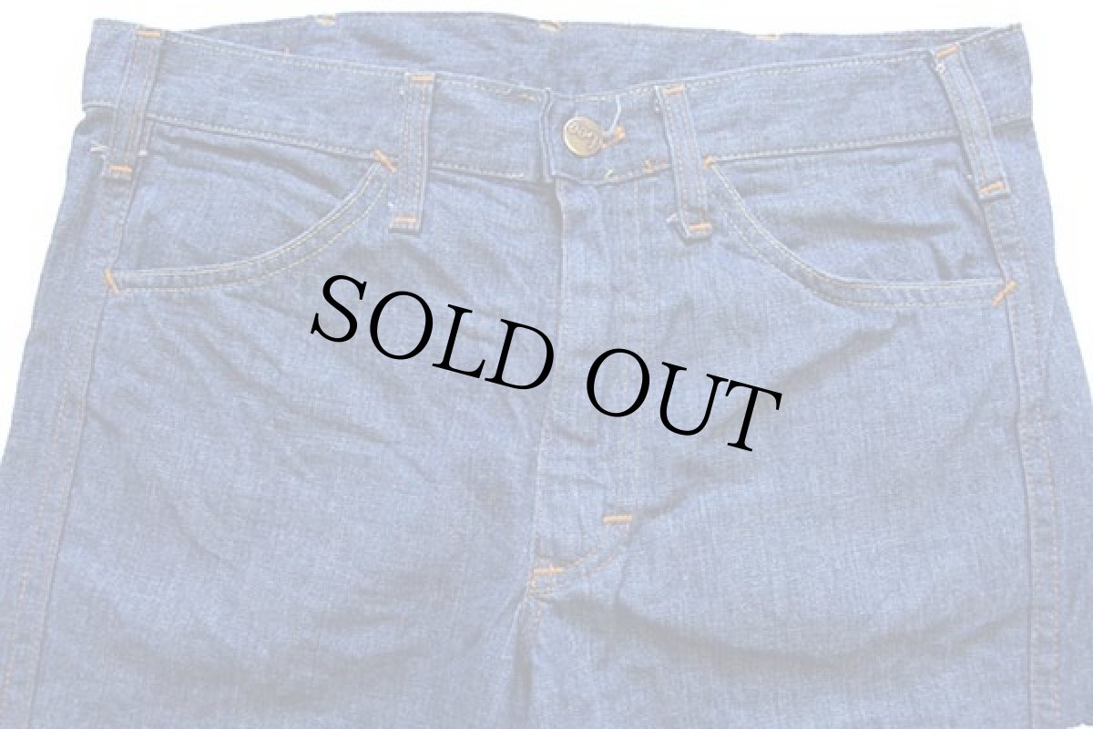 画像4: 70s Leeリー カットオフ フレア デニムパンツ w32★ベルボトム (4)