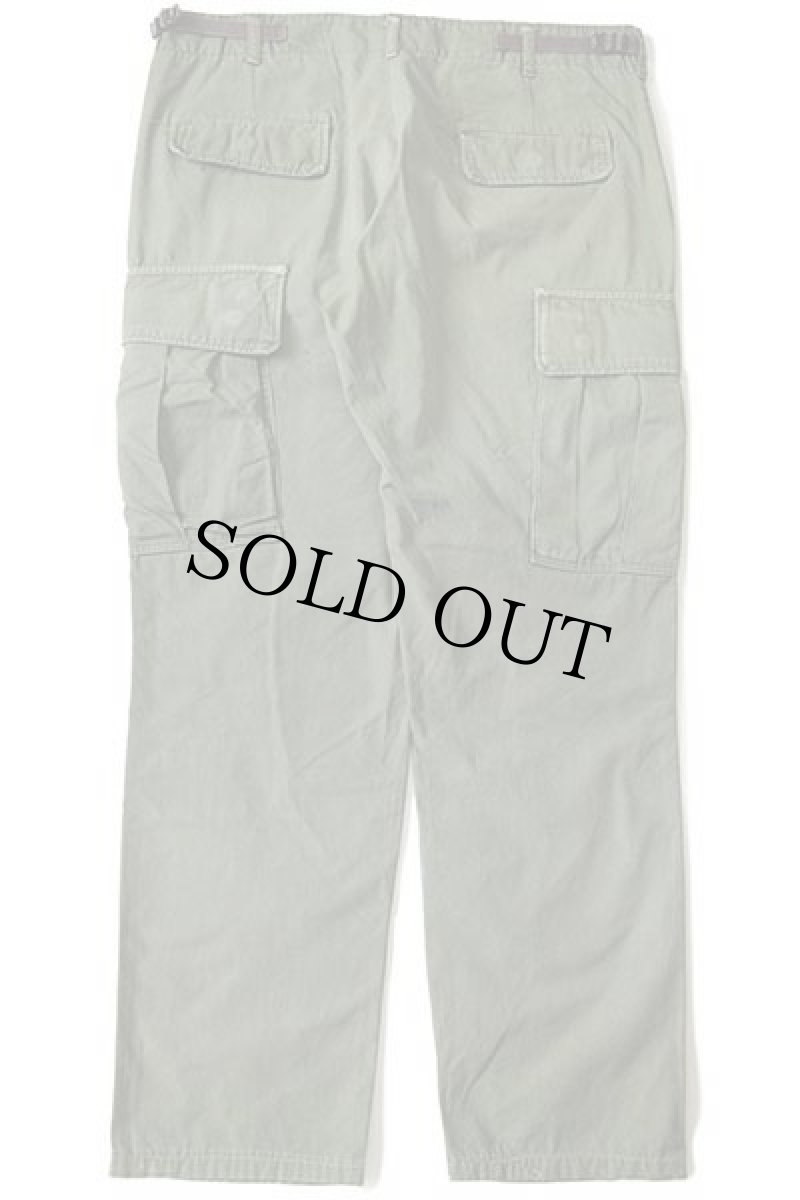 画像3: 60s 米軍 U.S.ARMY ジャングルファティーグパンツ 3rd ノンリップ カスタム オリーブグリーン R-M (3)