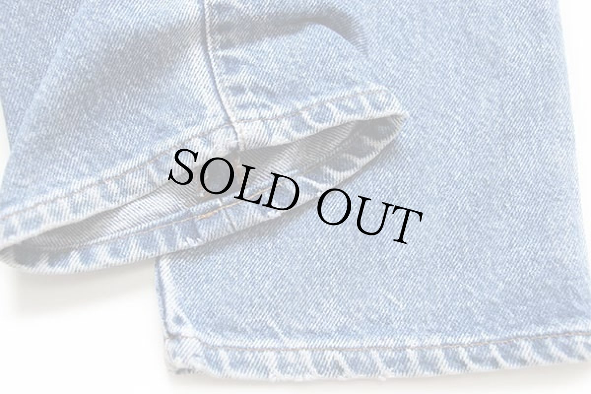 画像8: 80s USA製 Levi'sリーバイス 505 黒カン デニムパンツ w30 (8)