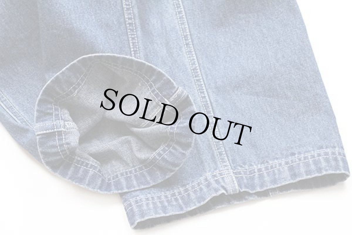 画像7: 00s ARIZONA Big Ring Denim デニム オーバーオール (7)