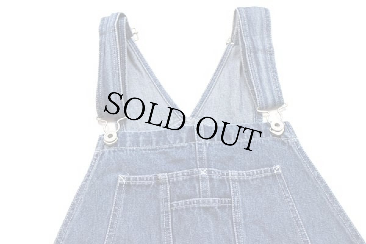 画像5: 00s ARIZONA Big Ring Denim デニム オーバーオール (5)