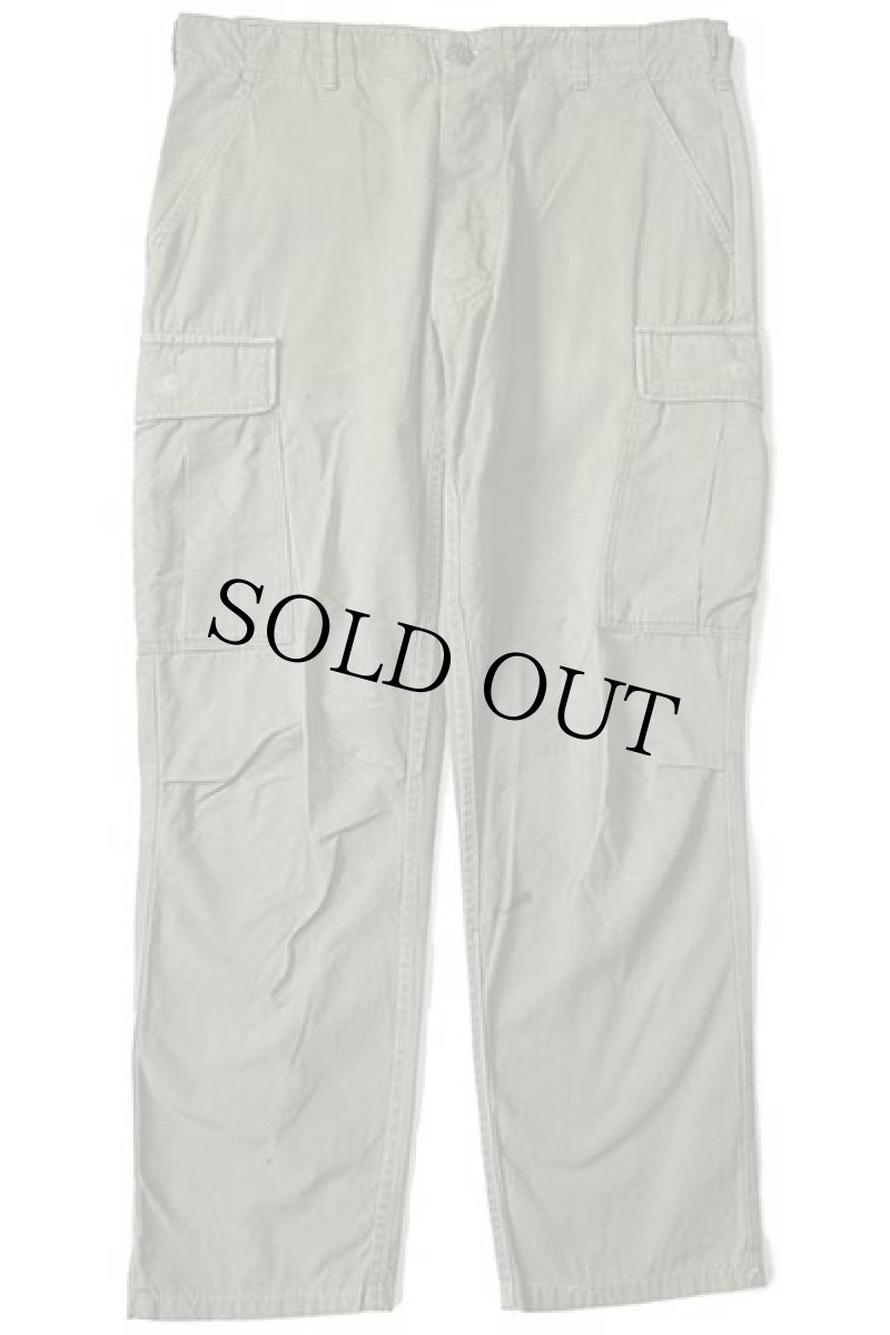 画像2: 60s 米軍 U.S.ARMY ジャングルファティーグパンツ 3rd ノンリップ カスタム オリーブグリーン R-M (2)