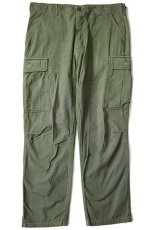 画像2: 60s 米軍 U.S.ARMY ジャングルファティーグパンツ 3rd ノンリップ カスタム オリーブグリーン R-M (2)