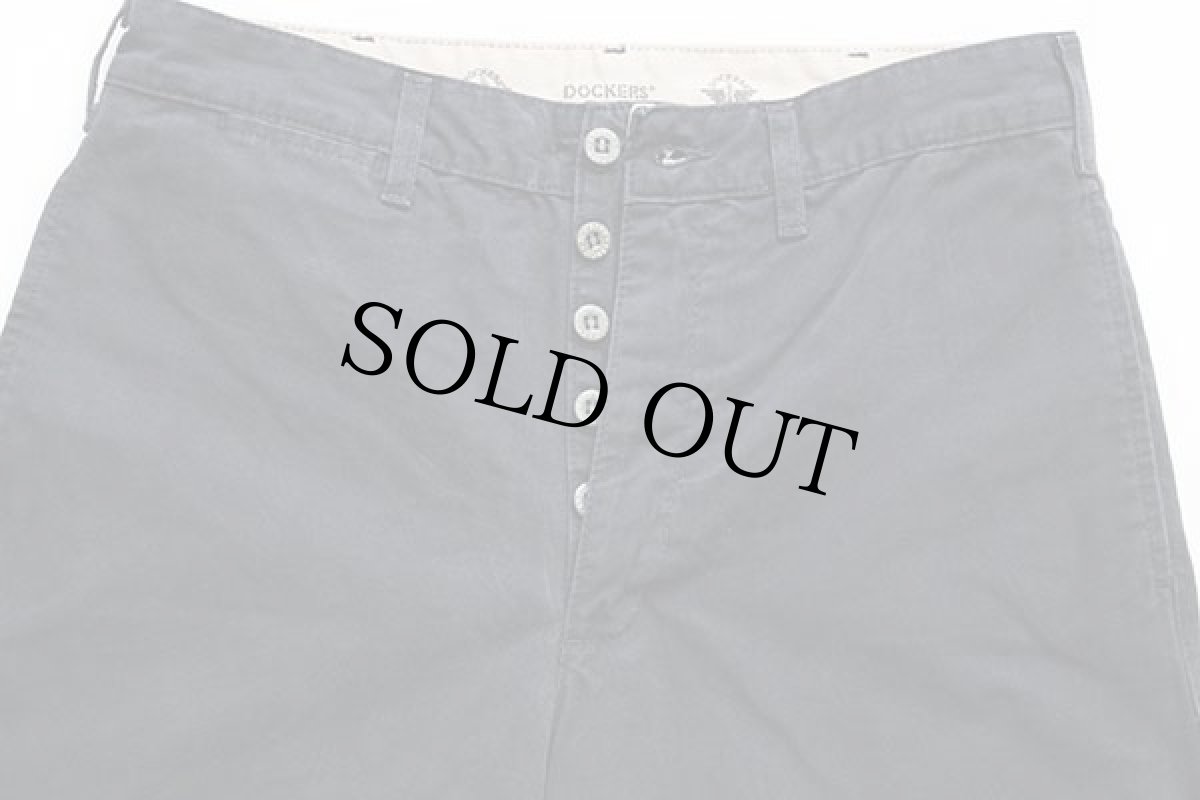 画像4: 00s DOCKERSドッカーズ コットン キャンバス パンツ 紺 w32 L30★ユーロ Levi'sリーバイス (4)