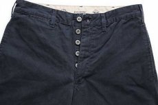 画像4: 00s DOCKERSドッカーズ コットン キャンバス パンツ 紺 w32 L30★ユーロ Levi'sリーバイス (4)