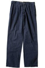 画像2: 00s DOCKERSドッカーズ コットン キャンバス パンツ 紺 w32 L30★ユーロ Levi'sリーバイス (2)