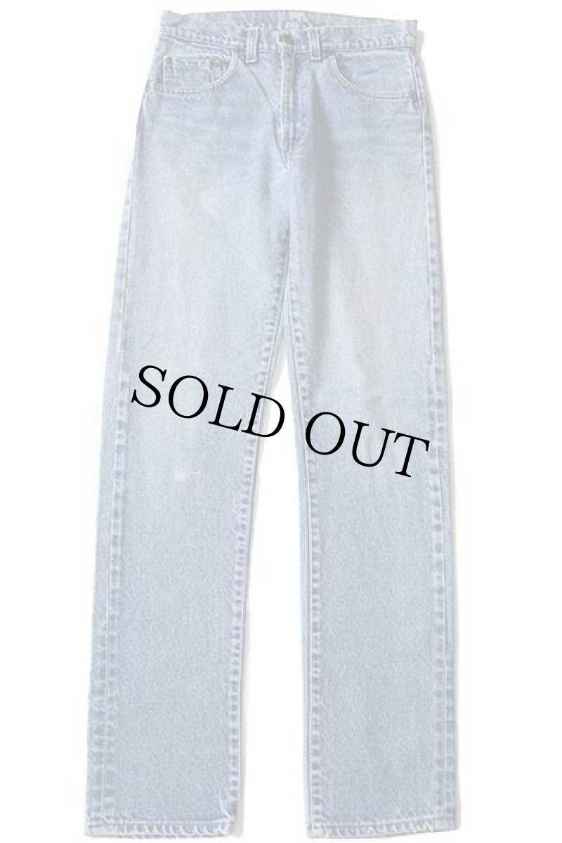 画像2: 80s USA製 Levi'sリーバイス 505 黒カン デニムパンツ w30 (2)