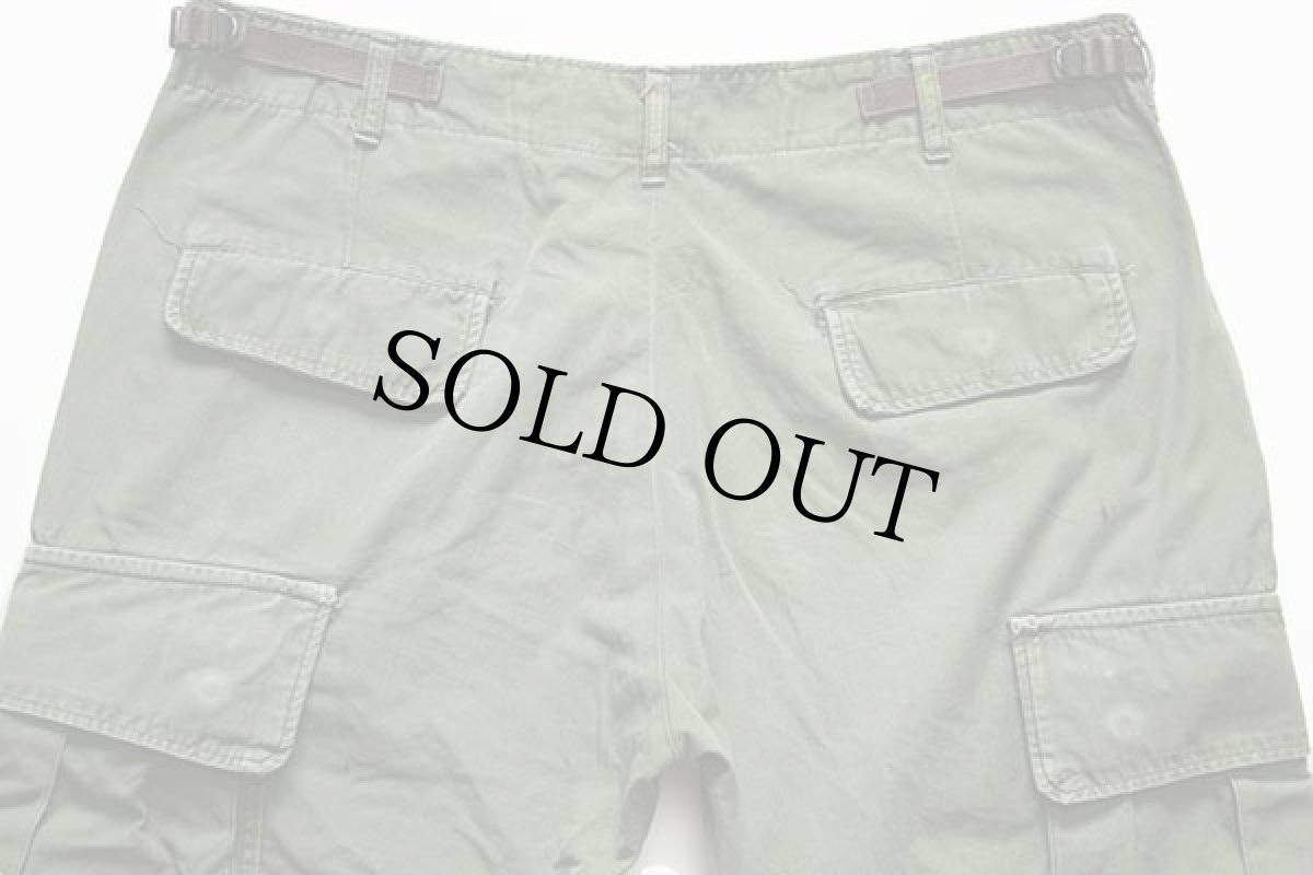 画像5: 60s 米軍 U.S.ARMY ジャングルファティーグパンツ 3rd ノンリップ カスタム オリーブグリーン R-M (5)