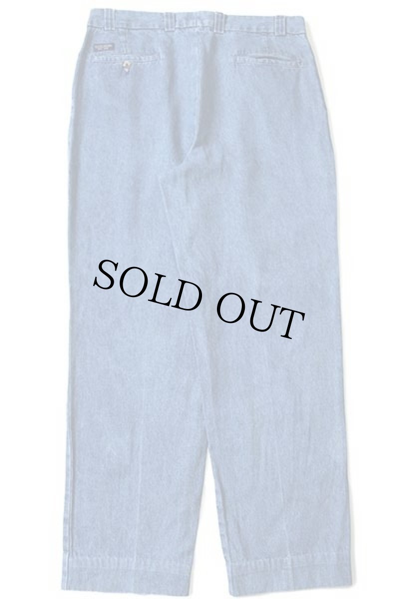 画像3: 00s DUCK HEAD ツータック デニム トラウザーズ w36 (3)