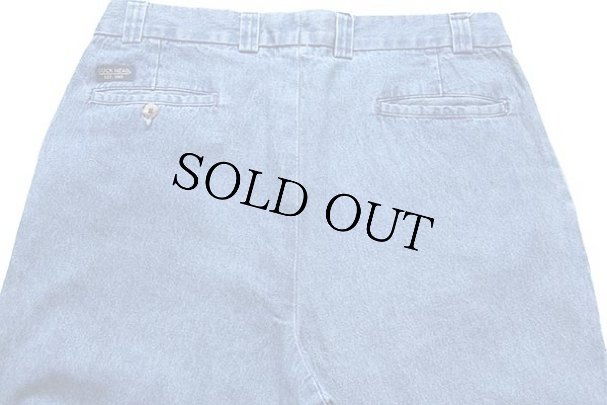 画像5: 00s DUCK HEAD ツータック デニム トラウザーズ w36 (5)