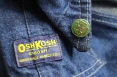 画像5: 80s USA製 OSHKOSH B'GOSH デニム オーバーオール w38 L32 (5)