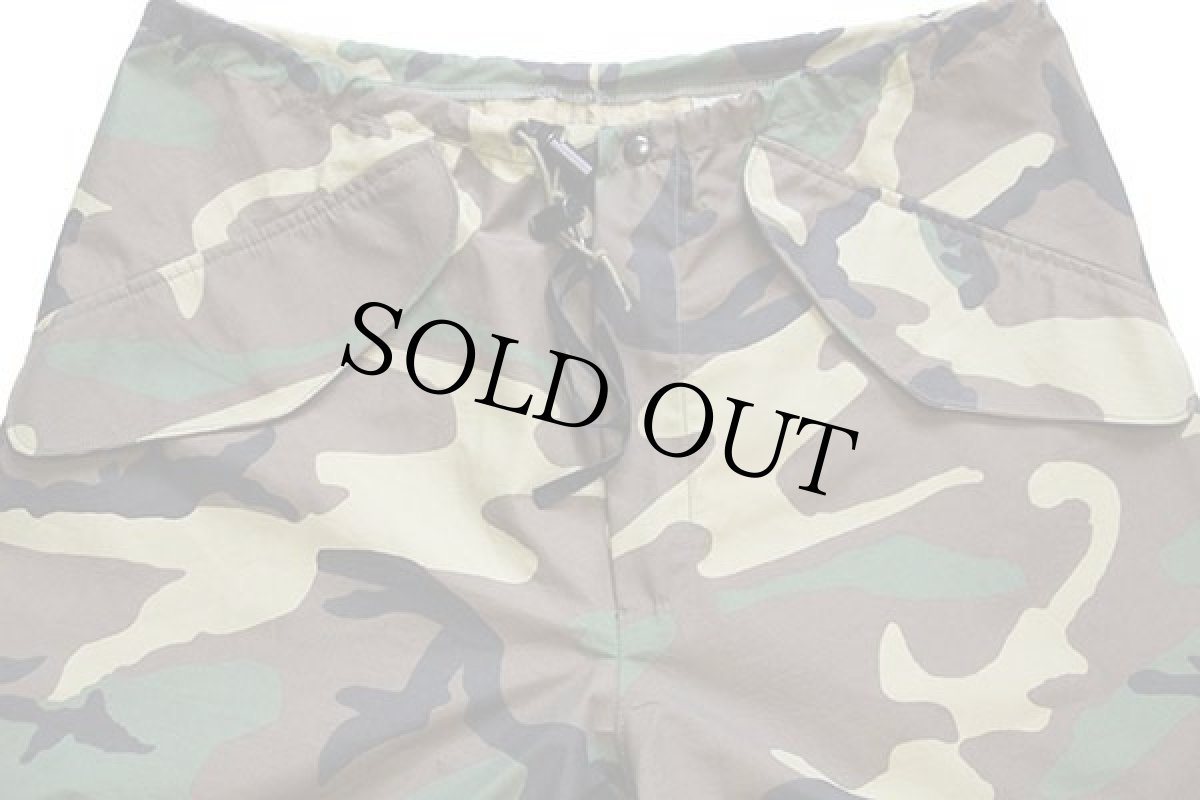 画像4: 00s 米軍 U.S.ARMY ECWCS GEN1 ウッドランドカモ GORE-TEXゴアテックス ナイロン オーバーパンツ M-R★24 (4)