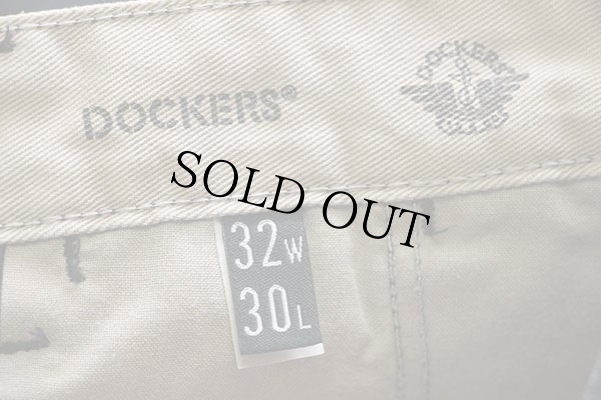 画像6: 00s DOCKERSドッカーズ コットン キャンバス パンツ 紺 w32 L30★ユーロ Levi'sリーバイス (6)