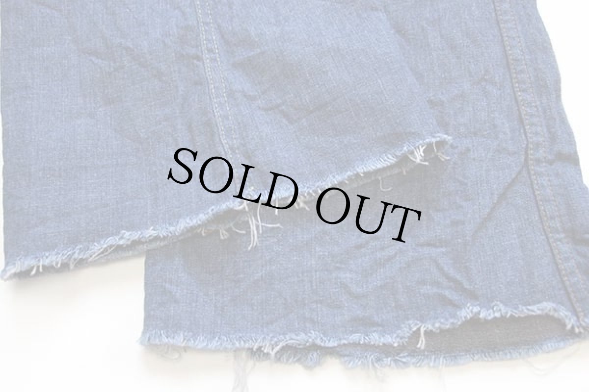 画像8: 70s Leeリー カットオフ フレア デニムパンツ w32★ベルボトム (8)