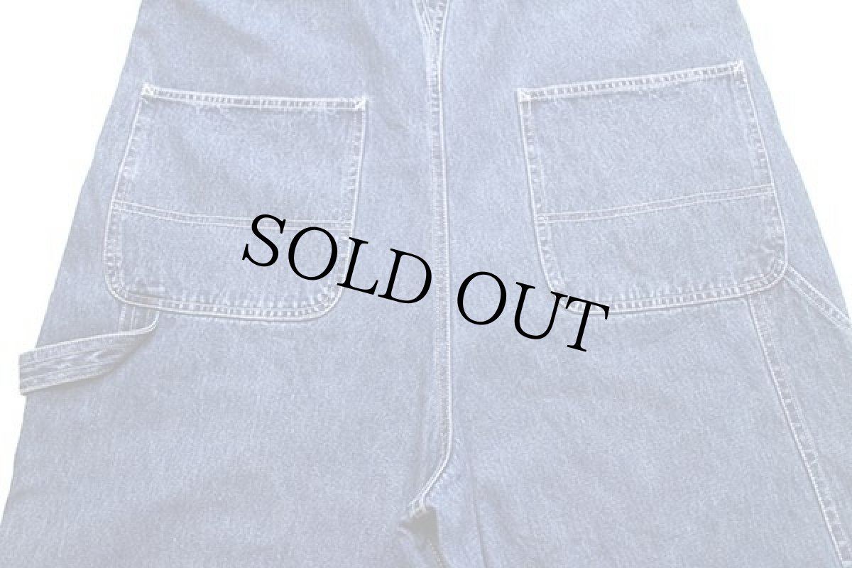 画像6: 00s ARIZONA Big Ring Denim デニム オーバーオール (6)