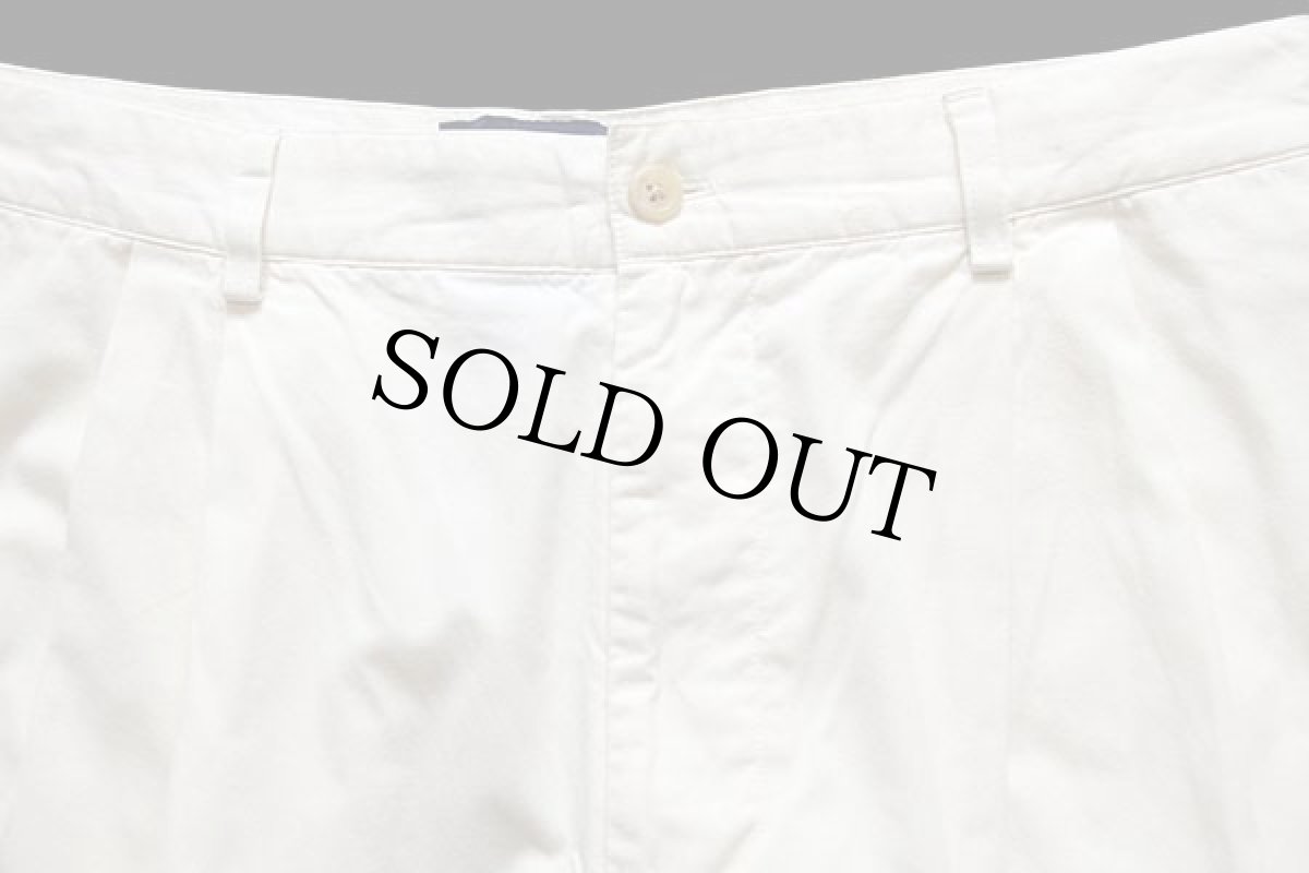 画像3: 90s POLO SPORTポロ スポーツ ラルフローレン ツータック コットン チノ ショートパンツ アイボリー 12★ショーツ (3)