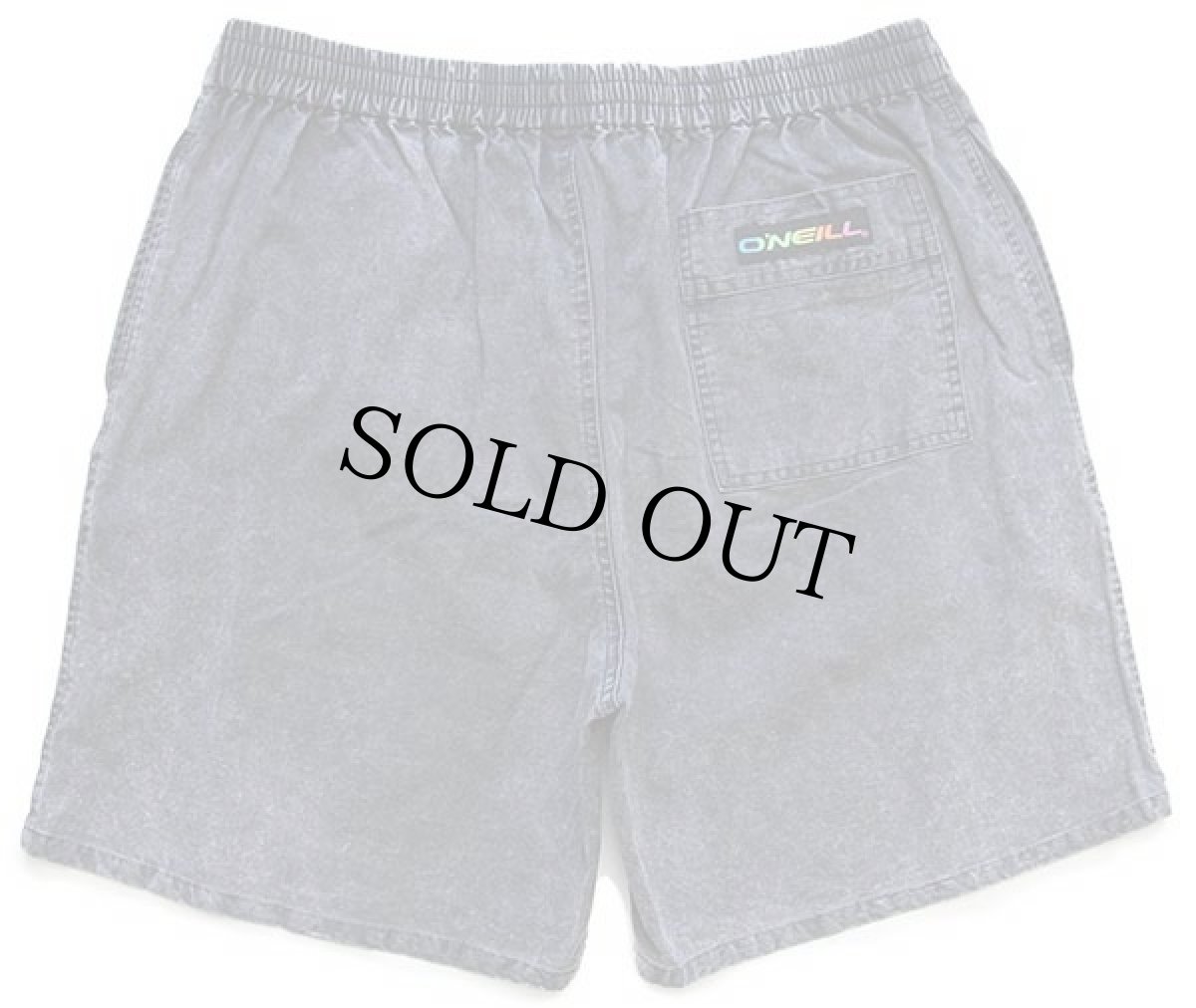 画像2: 90s O'NEILLオニール コットン ショートパンツ 炭黒 L★ショーツ (2)