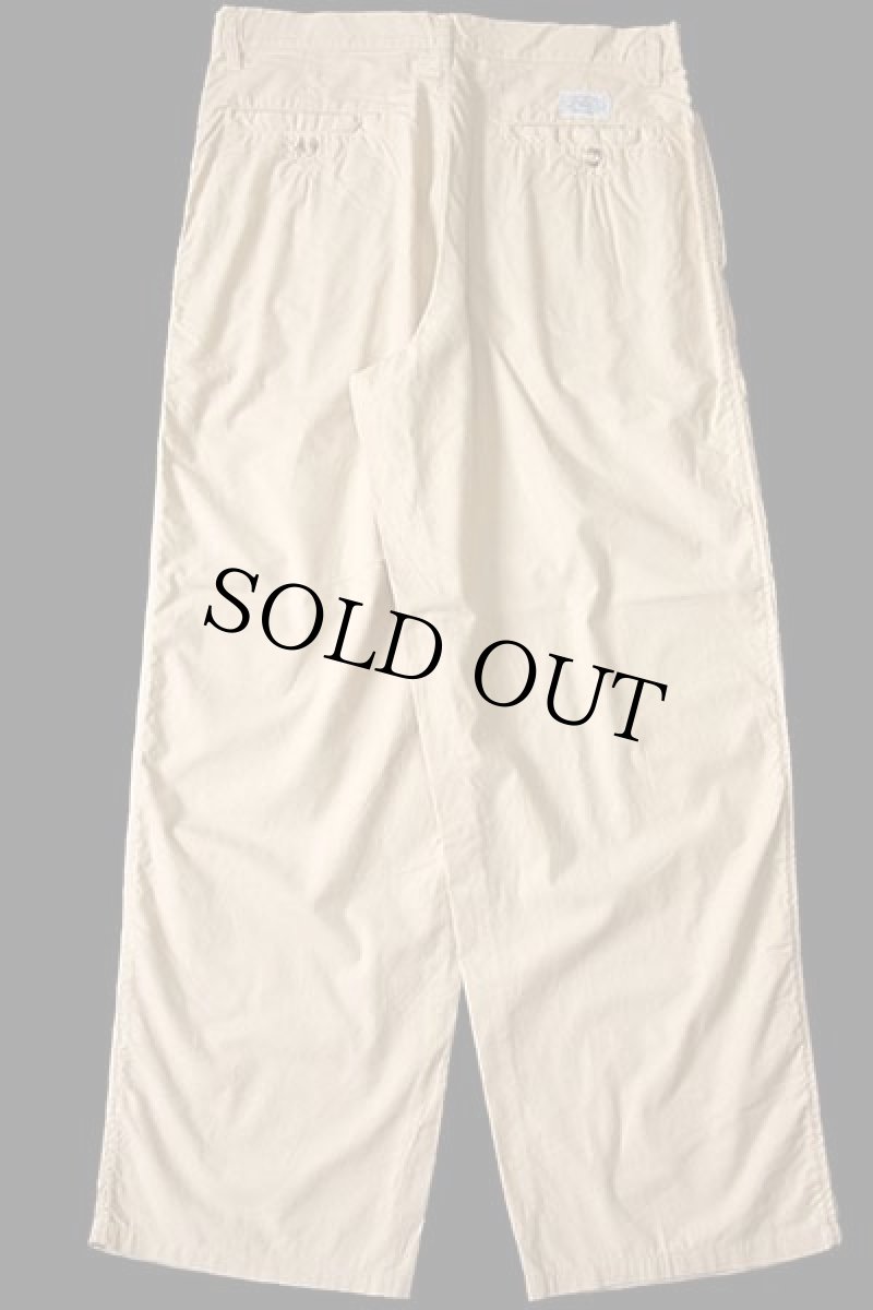 画像3: 90s イタリア製 Levi'sリーバイス サドルマン刺繍 ワンタック コットンポプリン パンツ カーキ w30★ユーロ (3)