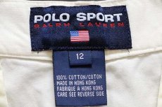 画像5: 90s POLO SPORTポロ スポーツ ラルフローレン ツータック コットン チノ ショートパンツ アイボリー 12★ショーツ (5)