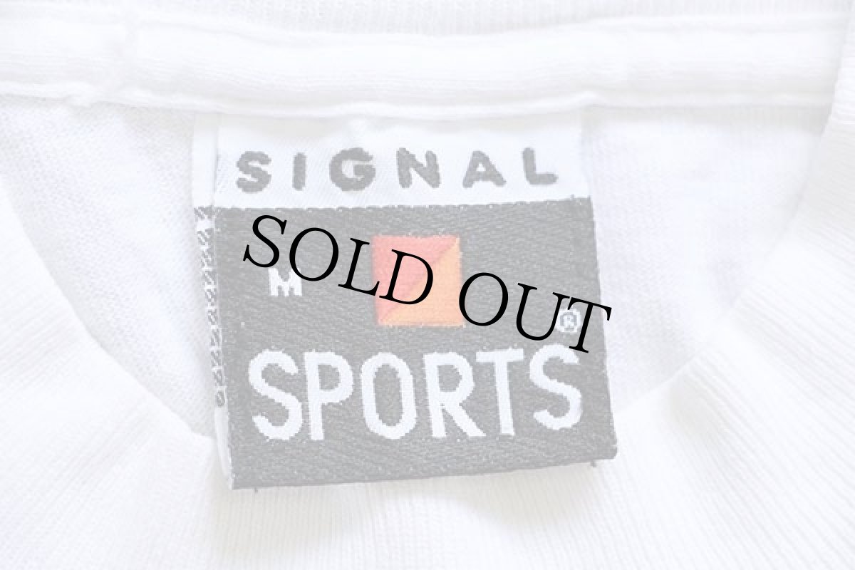 画像6: 90s USA製 AUTHOR OF ALL CREATION アニマル アート 両面プリント コットン 長袖Tシャツ 白 M (6)