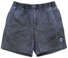 画像1: 90s O'NEILLオニール コットン ショートパンツ 炭黒 L★ショーツ (1)