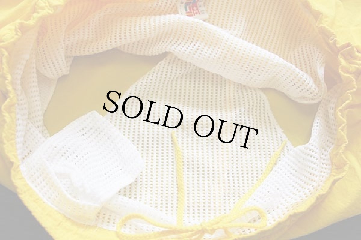 画像5: 90s adidasアディダス トレフォイル ビッグロゴ ナイロン ショートパンツ 黄 L★ショーツ (5)