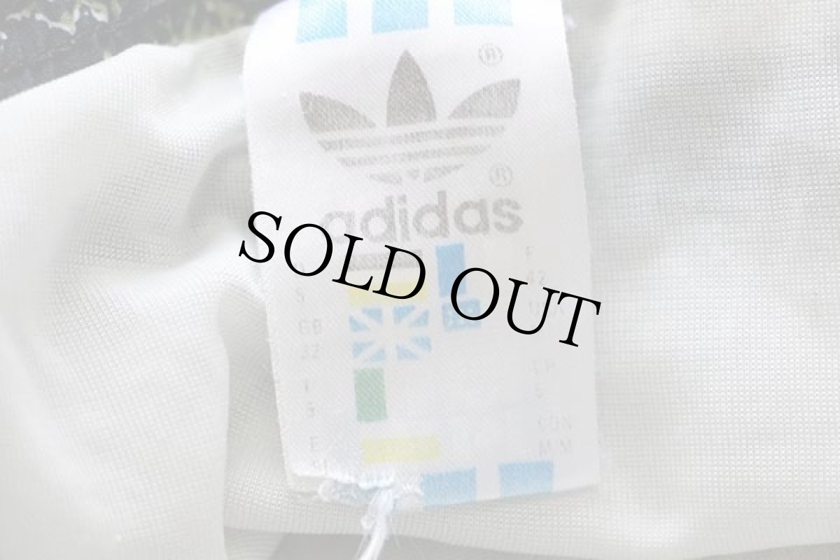 画像4: 90s adidasアディダス トレフォイル ビッグロゴ刺繍 総柄 グラデーション ナイロン ショートパンツ M★ショーツ (4)